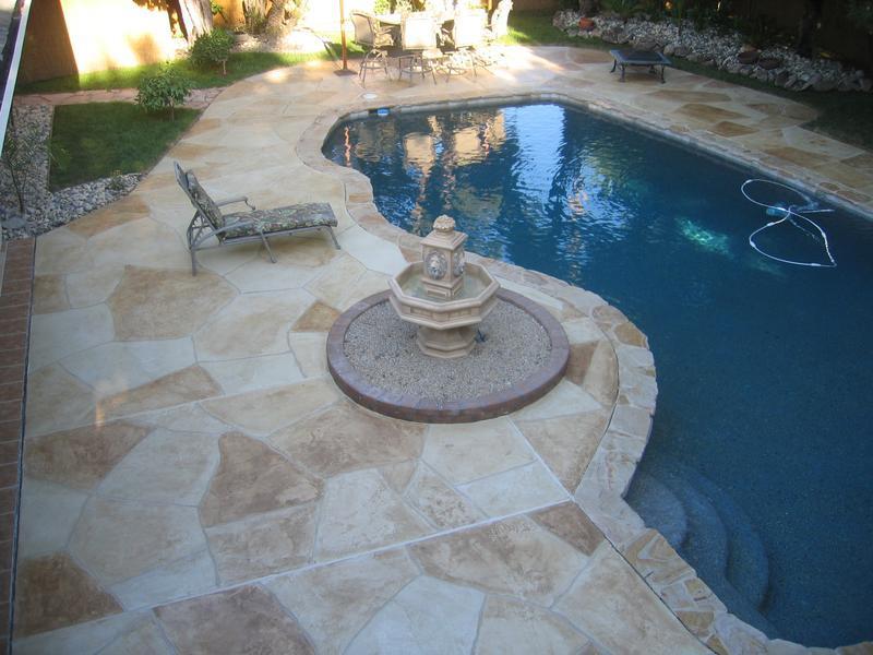 Stone Decking Around Pools Modern Diy Art Designs